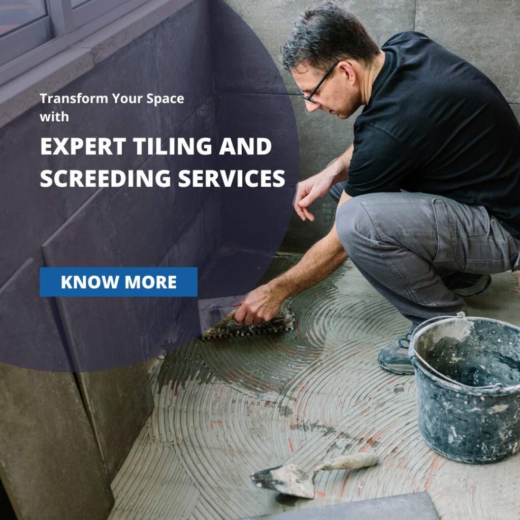 tiling and screeding